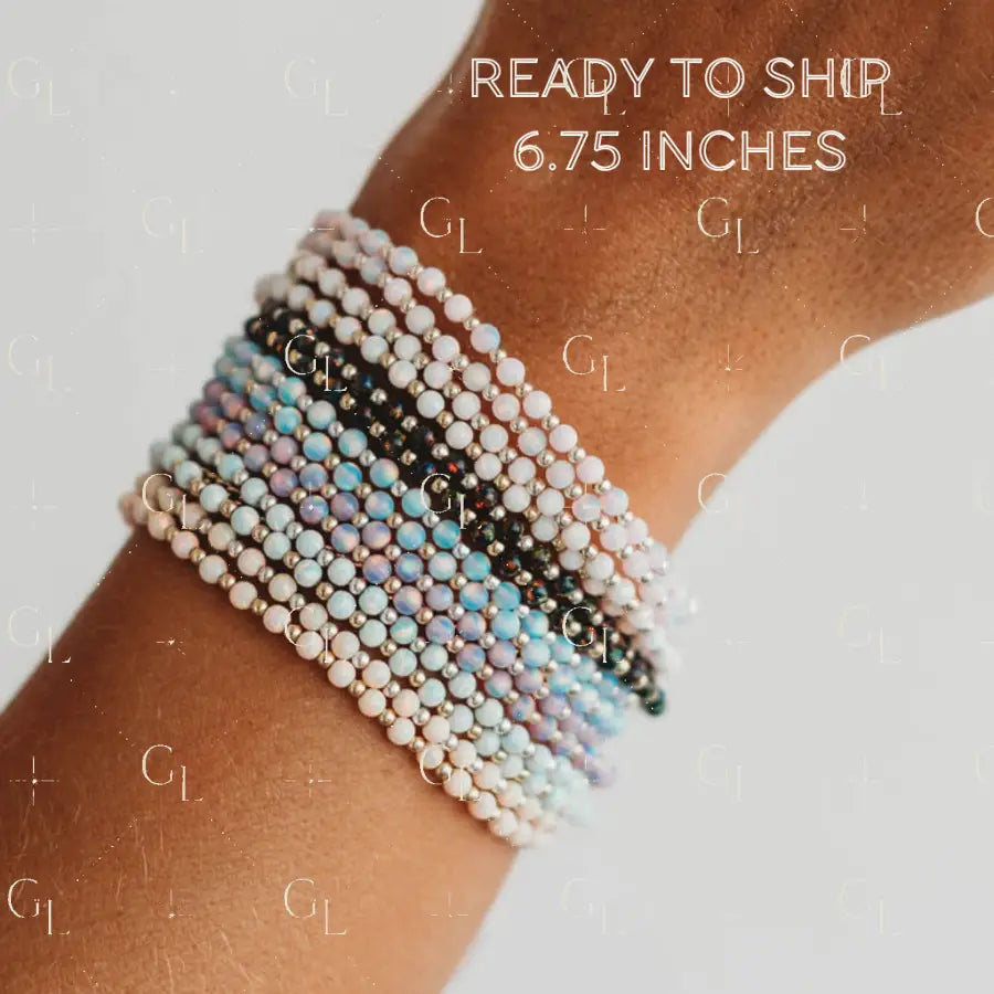 Opal Ruthie Gold Fill and Sterling Silver Bracelet- READY TO SHIP