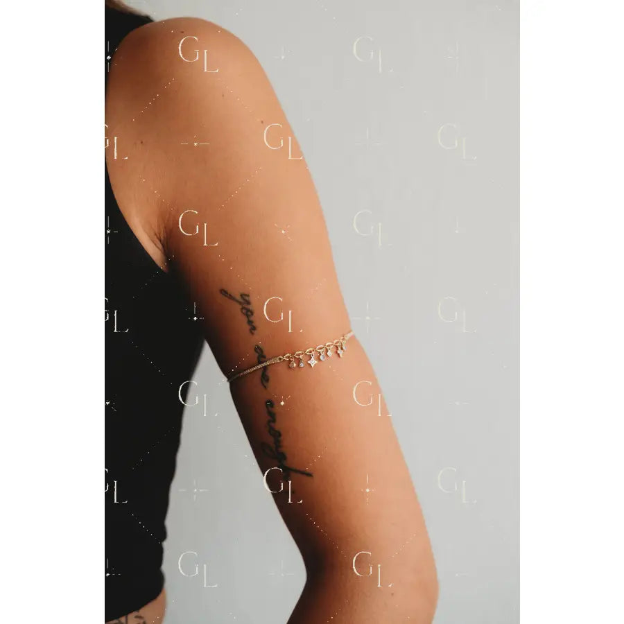 Permanent Jewelry Arm Cuffs - 14k Gold Fill or Sterling Silver