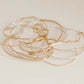 Permanent Jewelry Bangle - Gold Fill Sterling Silver Rose Gold Fill
