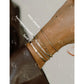 Permanent Jewelry Bangle - Gold Fill Sterling Silver Rose Gold Fill