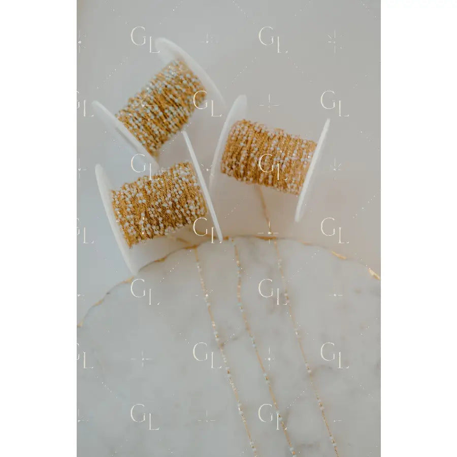 PREORDER *NEW* Tiny Opal Satellite Permanent Jewelry Chain (3 feet)