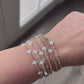 Opal Clover 14k Gold Fill + Sterling Silver Bracelet READY to SHIP
