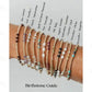 Ruthie BIRTHSTONE 14k Gold Fill + Sterling Silver Beaded Bracelet