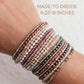 Ruthie BIRTHSTONE 14k Gold Fill + Sterling Silver Beaded Bracelet