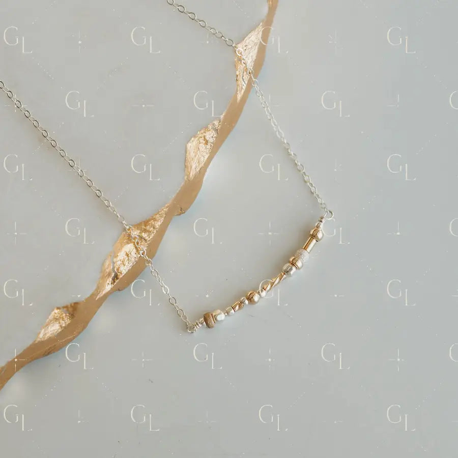 Silver Lining Necklace- 14k Gold Fill/ Sterling Silver - Soul Collection