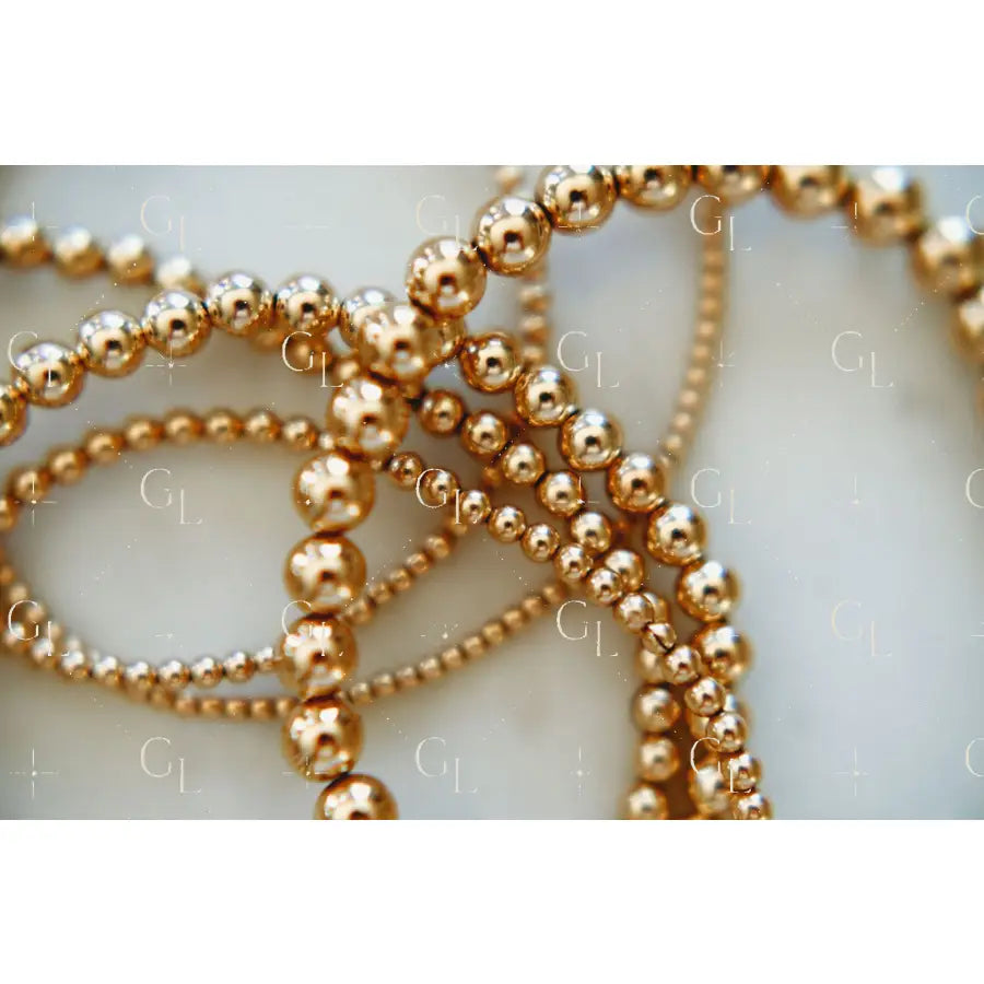 Simply Beaded 14k Gold Fill Bracelet - 6.25 inches / 2 mm