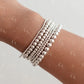 Simply Beaded Sterling Silver Bracelet