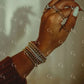 Simply Beaded Sterling Silver Bracelet