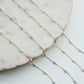Single Opal Gold Fill Gemstone Permanent Jewelry Chain READY TO SHIP
