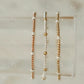 Stardust - Mixed Metal Gold Fill Beaded Bracelet- WHOLESALE
