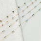 Tiny Turquoise Turquoise Cube Heishi Turquoise Permanent Jewelry Chain -READY TO SHIP