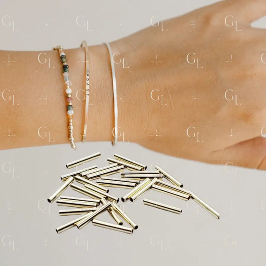 Tube Beads for Solid Bangles