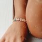 Vibe - Letter Gold Beaded Bracelet- WHOLESALE